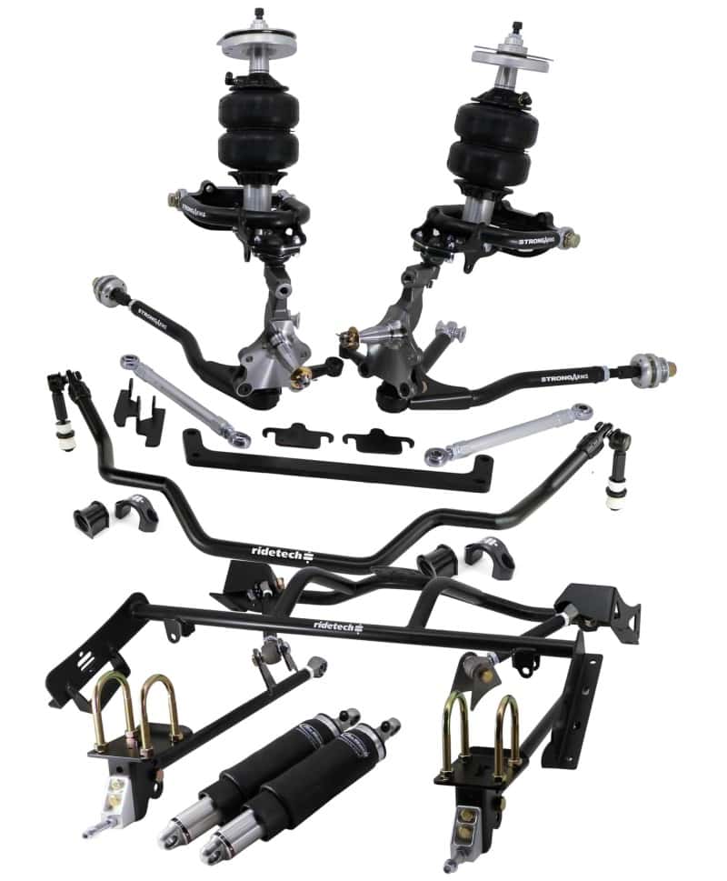 Ridetech — Ridetech 64-66 Ford Mustang Complete Air Suspension System w/ Pin Spindles
HQ Air Kit 64-66 Mus - view 1