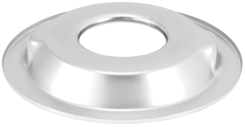 K&N Engineering — K&N Metal Base Plate 14in OD 5-1/8in Flange Chrome Finish - view 1