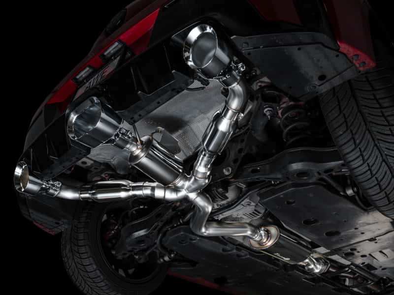 AWE Tuning — AWE 23-24 Toyota GR Corolla Touring Edition Catback Exhaust - Chrome Silver Tips
Touring Catback - view 6