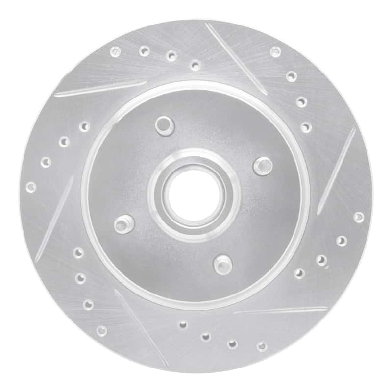 R1 Concepts — R1 93-93 Ford Mustang Front Right Drilled & Slotted Silver Brake Rotor
R1 Brake Rotor Drill - view 1