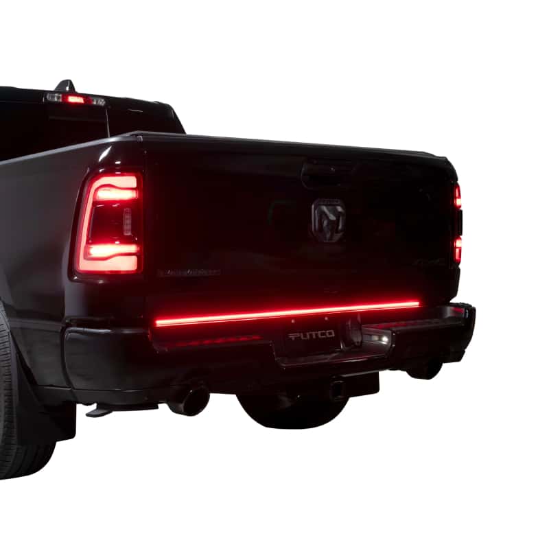 Putco — Putco 07-18 Chevy Silv 1500/08-15 Ford SuperDuty 60in Light Blade Direct Fit Kit Red/Amber/White
Tailgate Light Bar - view 4