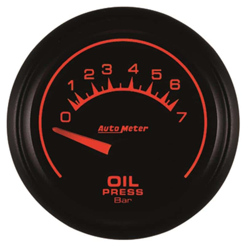 AutoMeter — Autometer ES 52.4mm 0-7 Bar Oil Pressure SSE Gauge
2" OILP 7BAR ELEC ES - view 2