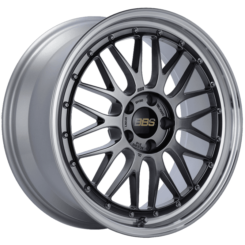 BBS — BBS LM 19x8.5 5x112 ET48 Diamond Black Center Diamond Cut Lip Wheel -82mm PFS/Clip Required - view 1