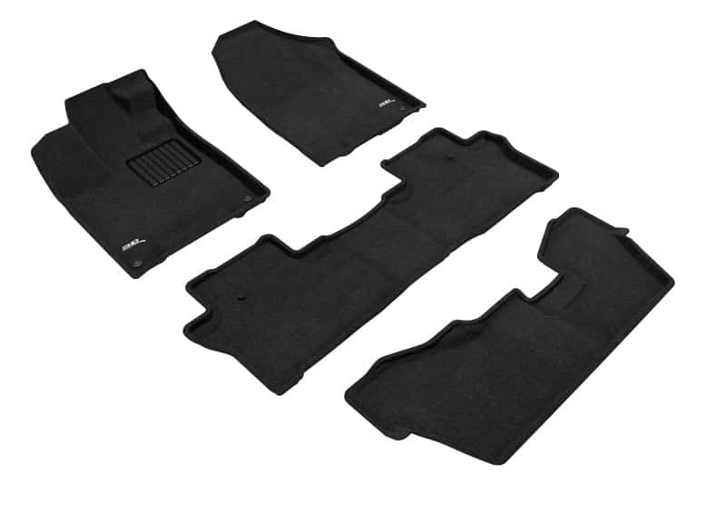 3D MAXpider — 3D MAXpider 16-22 Honda Pilot 8-Passenger Elegant Black R1 R2 R3
Floor Mat Set - view 1