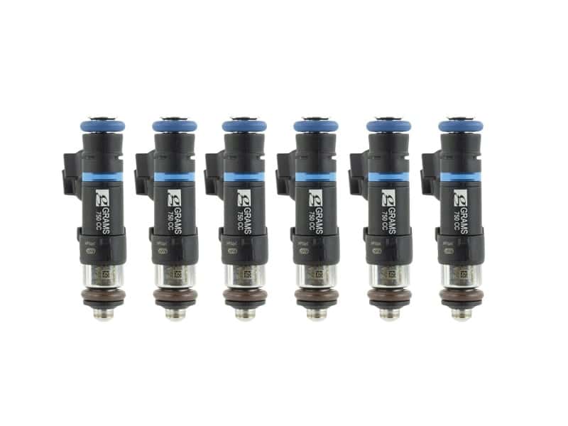 Grams Performance — Grams Performance Nissan R32/R34/RB26DETT (Top Feed Only 14mm) 750cc Fuel Injectors (Set of 6)
Fuel Injector Set - view 1