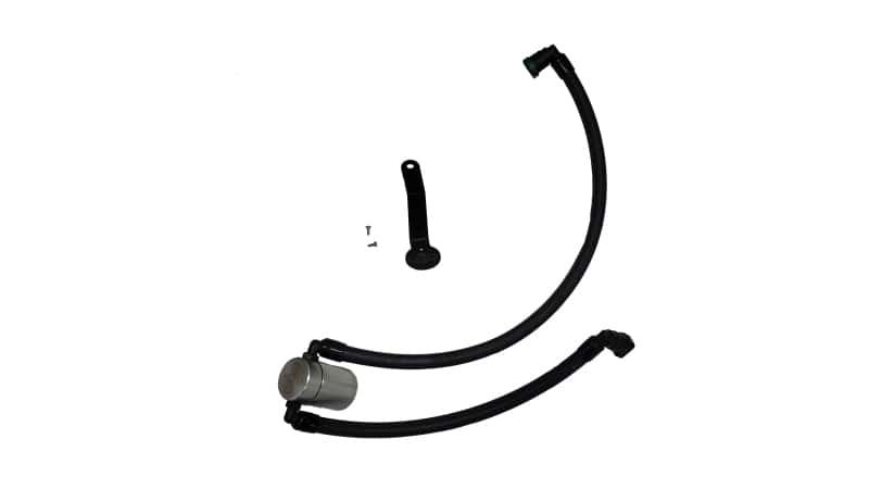 J&L — J&L 2024-2025 Ford Mustang 5.0L Oil Separator 3.0 PCV Side - Clear Anodized
Oil Separator - view 1