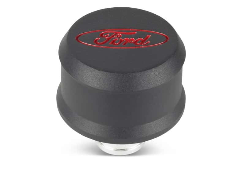 Ford Racing — Ford Racing Slant Edge Breather - Black/Red
Oil Breather Cap - view 2