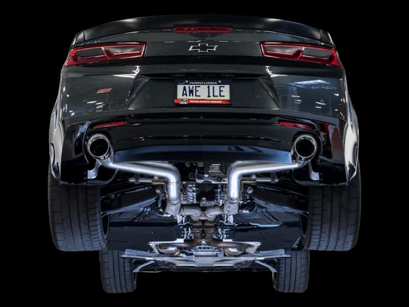 AWE Tuning — AWE Tuning 16-19 Chevrolet Camaro SS Axle-back Exhaust - Track Edition (Chrome Silver Tips)
Track Exhaust - view 2