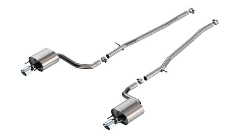 Borla — Borla 16-17 Lexus IS200T / 18-24 Lexus IS300 2.25in S Type Cat Back 4.25in Tip - Stainless Steel Tip
Cat-Back System - view 4