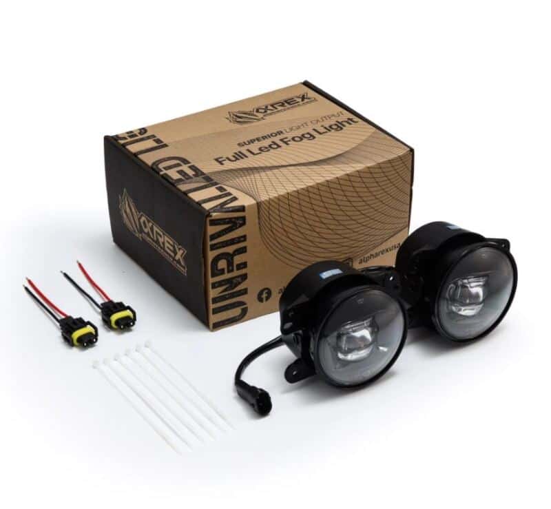 AlphaRex — AlphaRex Universal Chrysler/Dodge/Hummer/Jeep DoubleTap Dual Color LED Proj Fog Lights - White/Amber
Fog Lights - view 2