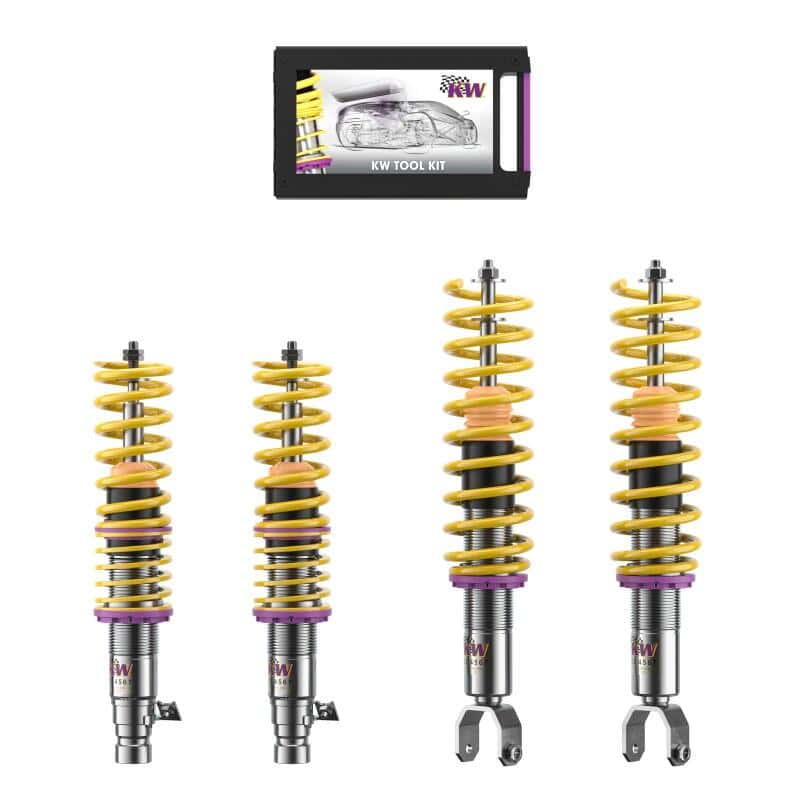 KW — KW Coilover Kit V3 Honda Civic CRX; Coupe Hatchback Sedan w/ rear lower fork mounts
Coilover Kit - view 2