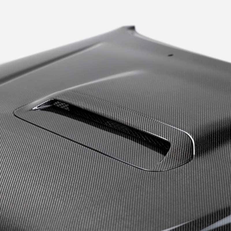 Seibon — Seibon 12-15 Toyota Tacoma TR-Style Carbon Fiber Hood - view 3