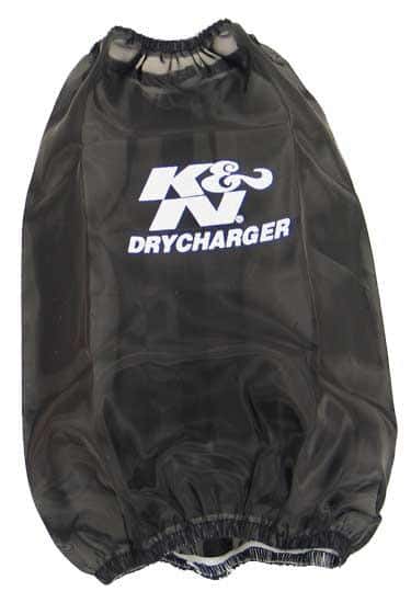 K&N Engineering — K&N Drycharger Black Air Filter Wrap - Round Tapered - view 2