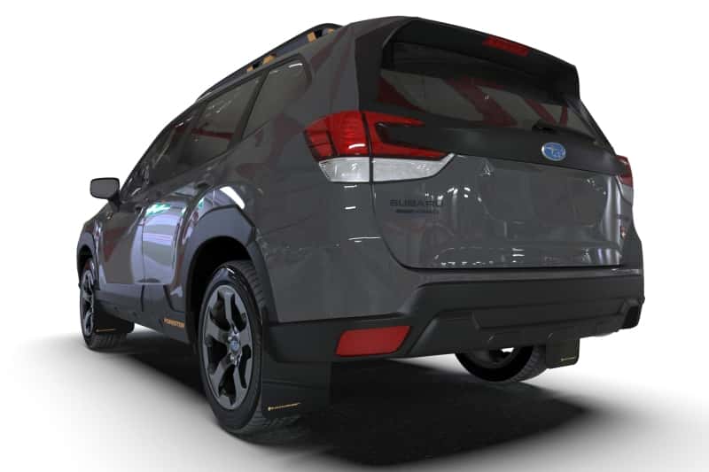Rally Armor — Rally Armor 22-24 Subaru Forester & Wilderness Black UR Mud Flap w/Wild Orange Logo
Mud Flap - view 2