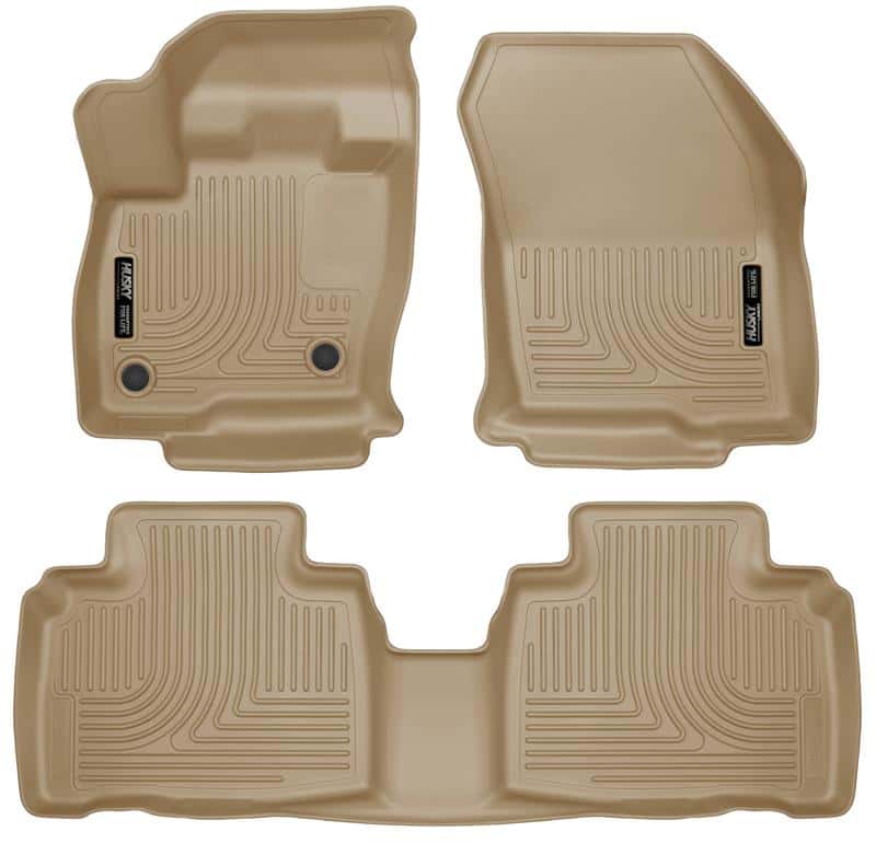 Husky Liners — Husky Liners 2015 Ford Edge WeatherBeater Front & 2nd Row Combo Tan Floor Liners
Floor Liners - view 2