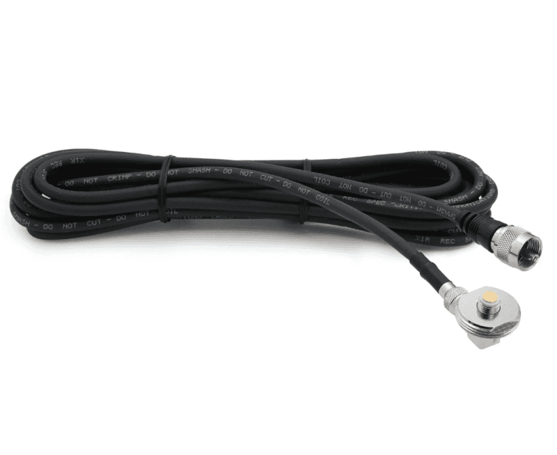 Rugged Radios — Rugged Radios 15 Ft Antenna Cable with Removable Mini 3/8 NMO Bulkhead Mount - view 1