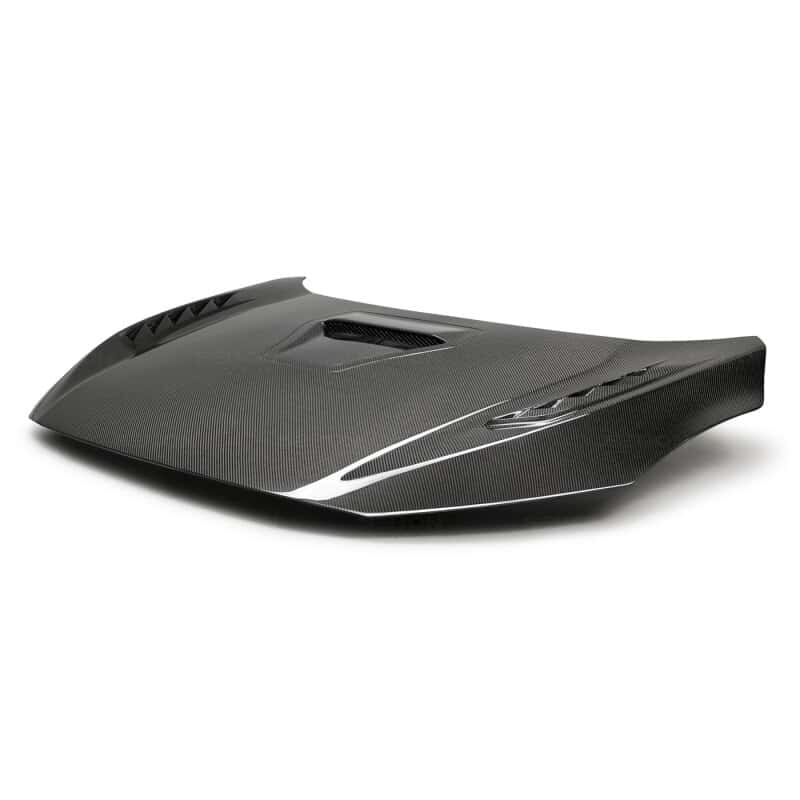 Seibon — Seibon 17-20 Honda Civic Type-R (FK8) TSII Style Carbon Fiber Hood - view 2