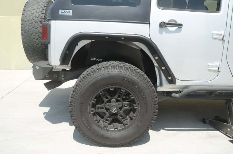 DV8 Offroad — DV8 Offroad 07-18 Jeep Wrangler JK Rear Aluminum Inner Fender - Black
Fender Liners - view 6
