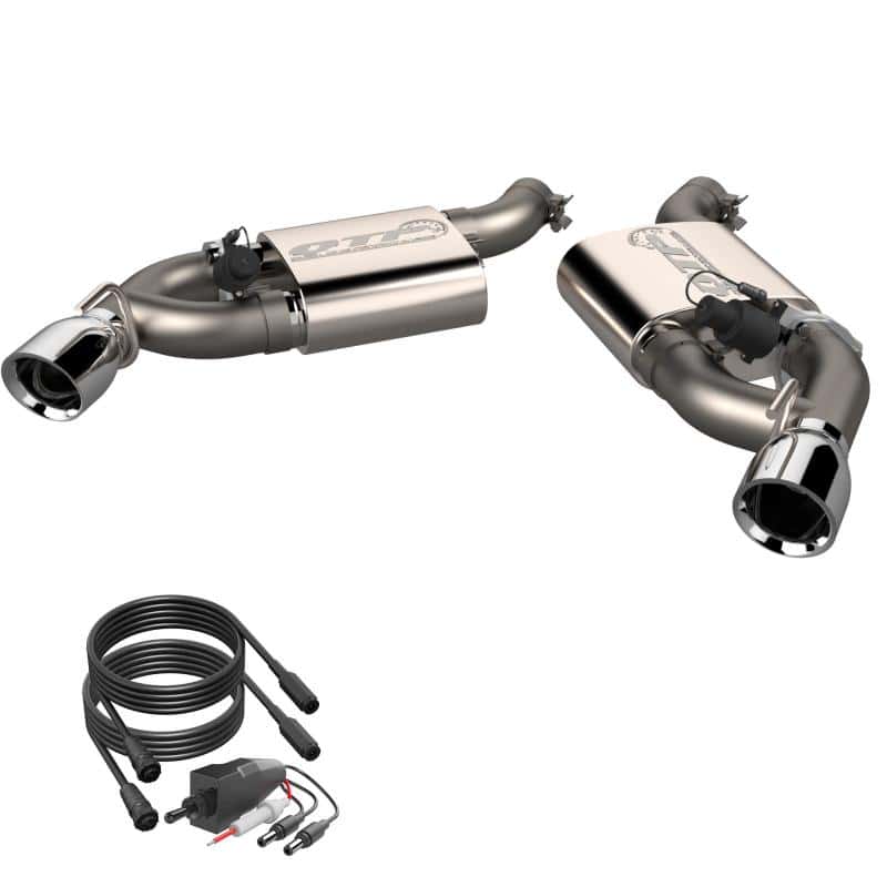 QTP — 2016-2024 Chevrolet Camaro SS  QTP Screamer Axle Back  Dual Tip Bumper
400116
 - view 5