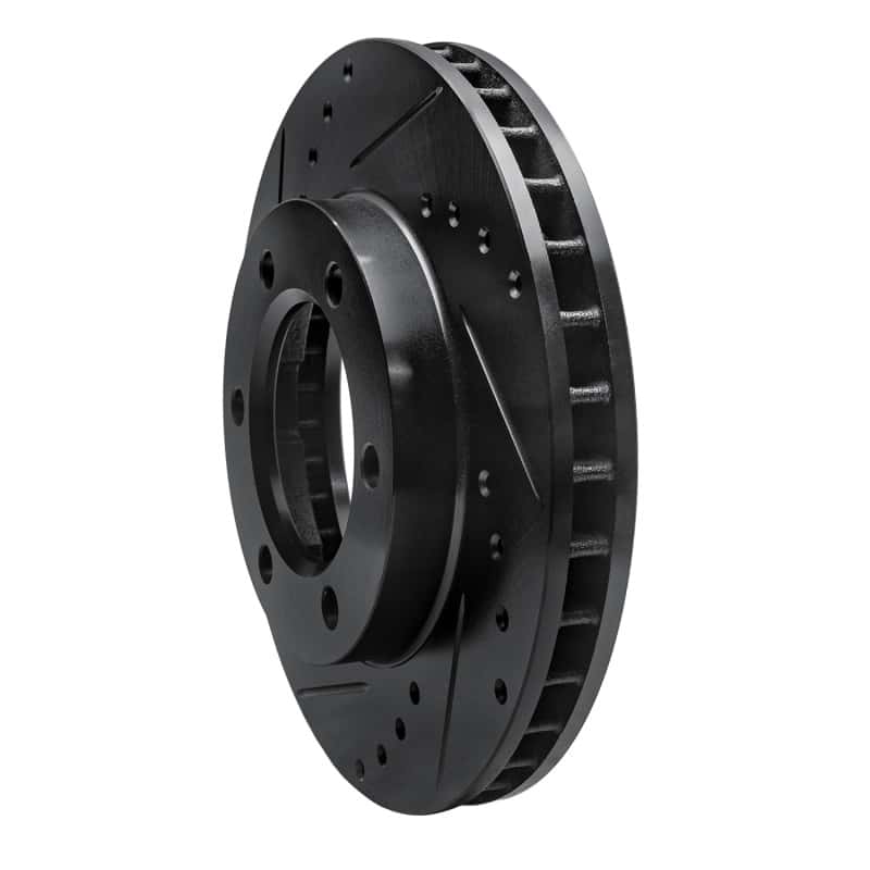 R1 Concepts — R1 71-91 Chevrolet K10 Front Left Drilled & Slotted Black Brake Rotor
R1 Brake Rotor Drill - view 2