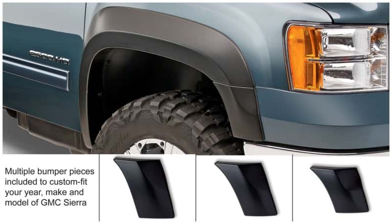 Husky Liners — Husky Liners 07-14 GMC Sierra 2500 HD EAF Style Fender Flares - 4pc
Fender Flares - 4PC
Fender Flare - view 4