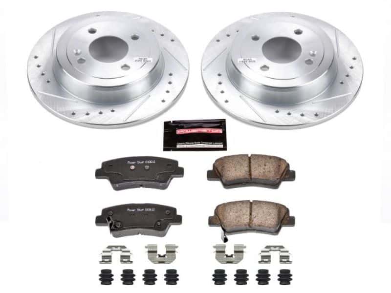 PowerStop — Power Stop 12-18 Hyundai Accent Rear Z23 Evolution Sport Brake Kit - view 1