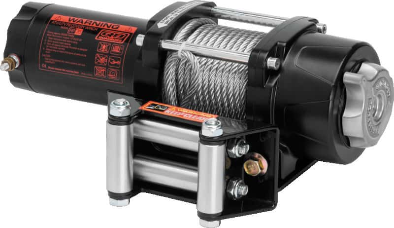 QuadBoss — QuadBoss Winch Kit - 39ft x 7/32in Cable - 3.5hp - Roller Fairlead - Wired Remote - 3500lb - view 2