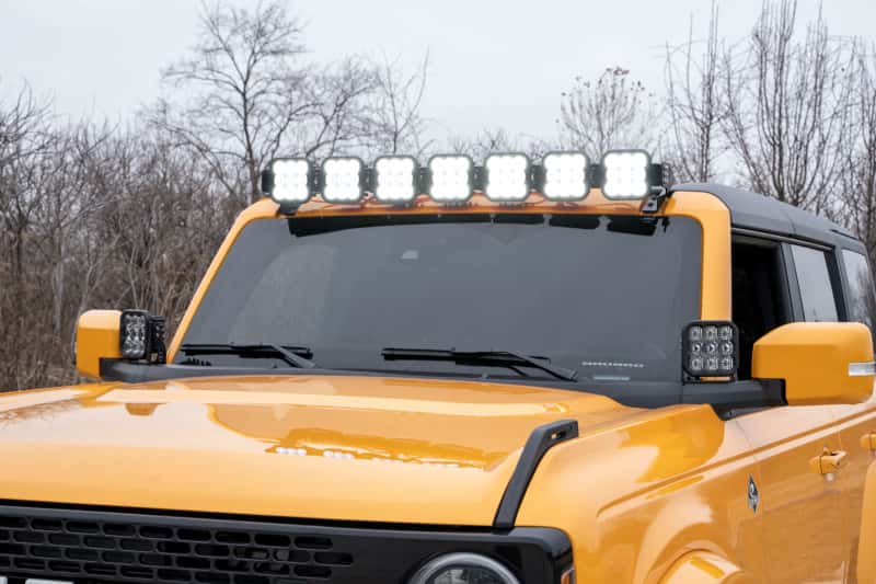 Diode Dynamics — Diode Dynamics Bronco SS5 Sport CrossLink Windshield - Yellow Combo Lightbar Kit - view 2