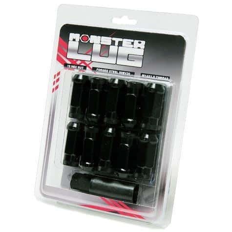 Wheel Mate — Wheel Mate Monster Open End Lug Nut Set of 20 - Black 14x1.50 - view 1