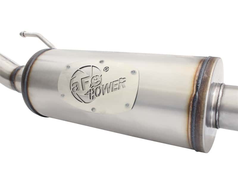 aFe — aFe MACHForce XP 2.5in SS-409 Cat-Back Exhaust 07-16 Jeep Wrangler (JK) V6-3.6L/3.8L (2-4 Door)
Cat-Back Exhaust - view 4