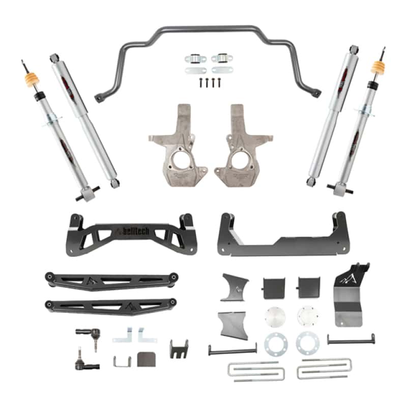 Belltech — Belltech 16-18 Chevrolet Silverado / GMC Sierra 1500 4WD 7in Suspension Lift Kit w/ Shocks
LIFT KIT - view 1