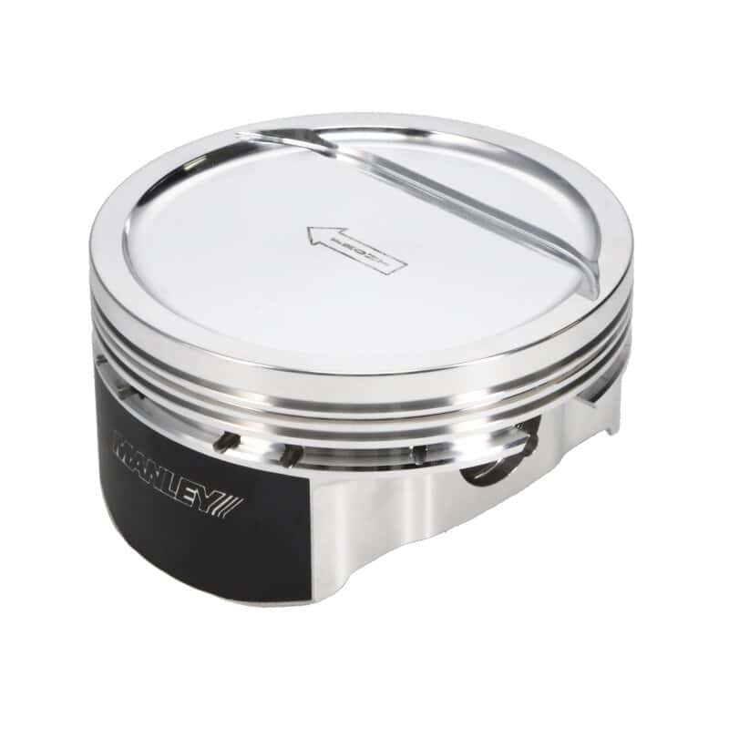Manley Performance — Manley Small Block Chevy LS Series 4.080in Bore 1.115in CD -18cc Dish Platinum Series Pistons - E/D
Piston Set - view 4