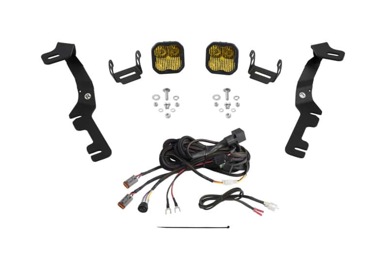 Diode Dynamics — Diode Dynamics Stage Series Ditch Light Kit for 2019-Present Ram SS3 - Sport Yellow Combo - view 1