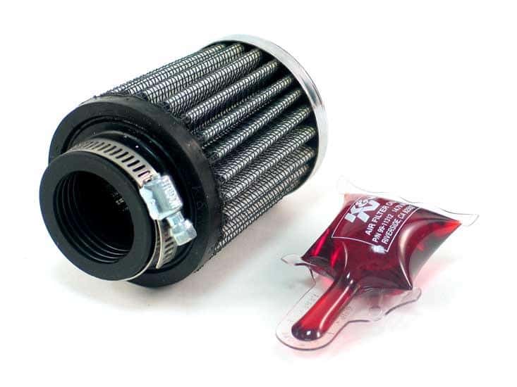 K&N Engineering — K&N Universal Chrome Filter 1 1/8 inch FLG / 2 1/4 inch Bottom / 2 inch Top / 2.5 inch Height
Universal Clamp-On A
Clamp-on Air Filter - view 4