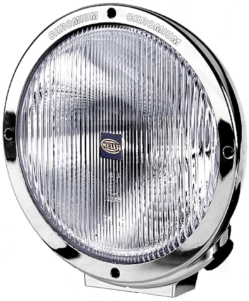 Hella — Hella Rallye 4000 Series Chrome Euro Beam 12V Halogen Lamp with Position Lamp - view 2