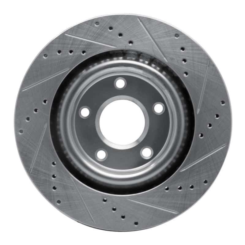 R1 Concepts — R1 98-04 Chrysler Concorde Front Left Drilled & Slotted Silver Brake Rotor
R1 Brake Rotor Drill - view 5