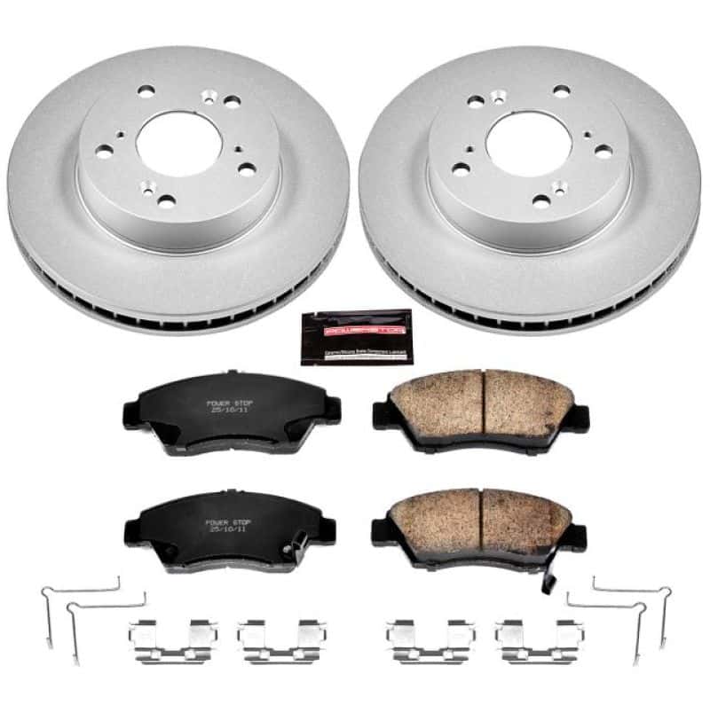 PowerStop — Power Stop 13-15 Acura ILX Front Z17 Evolution Geomet Coated Brake Kit - view 1