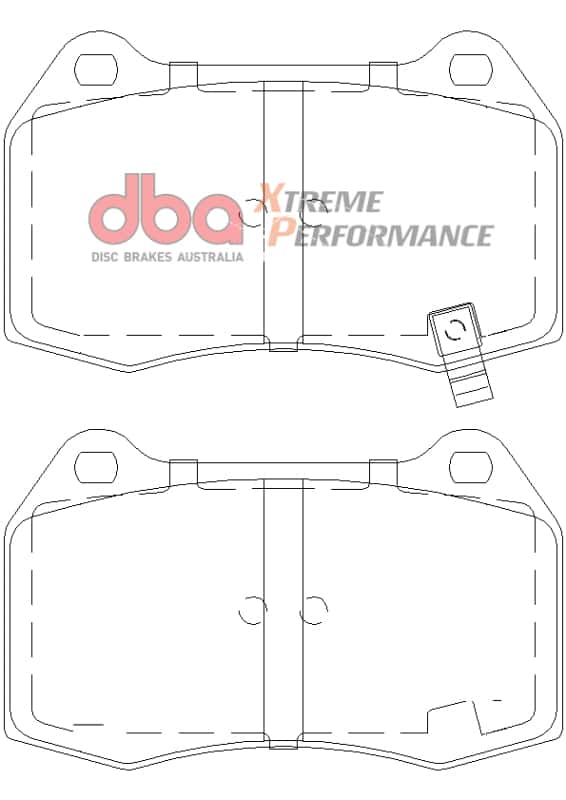 DBA — DBA 03-07 G35 w/ Brembo XP650 Front Brake Pads
Brake Pad - view 2