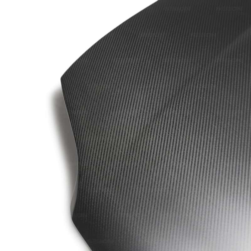 Seibon — Seibon 1992-1995 Honda Civic Coupe OEM-Style Dry Carbon Fiber Hood - view 6