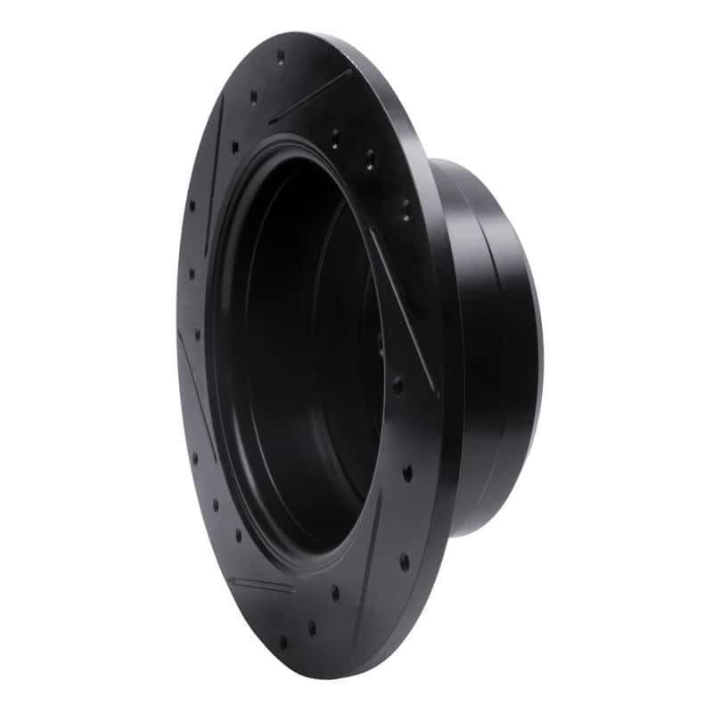 R1 Concepts — R1 67-74 Volvo 164 Rear Right Drilled & Slotted Black Brake Rotor
R1 Brake Rotor Drill - view 4