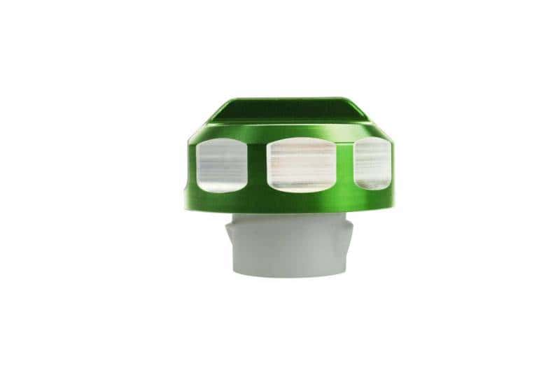 Sinister Diesel — Sinister Diesel 08-16 Ford Powerstroke 6.4/6.7L Fuel Cap- Green
Fuel Cap - view 2