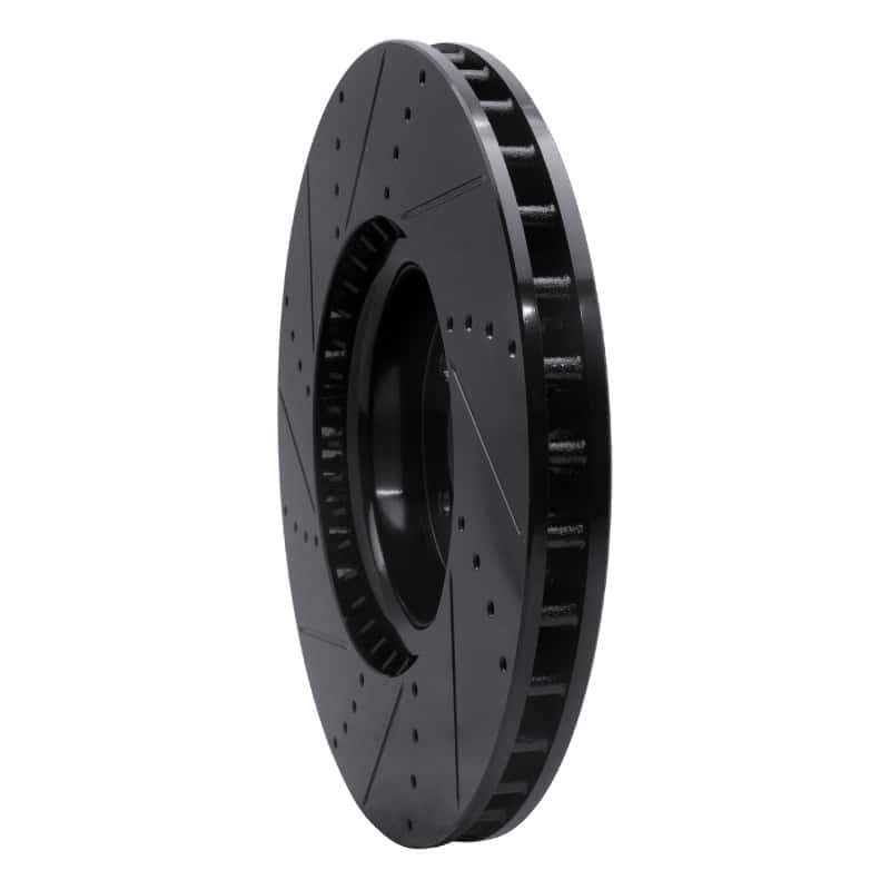 R1 Concepts — R1 2010-2017 Land Rover Range Rover Sport Front Right Drilled & Slotted Black Brake Rotor
R1 Brake Rotor Drill - view 4