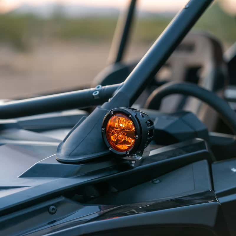 Rigid Industries — Rigid Industries 2017+ Polaris Pro R/Turbo R Revolve Amber PRO A-Pillar Light Kit
RZR 360 AMB APLR KIT - view 6