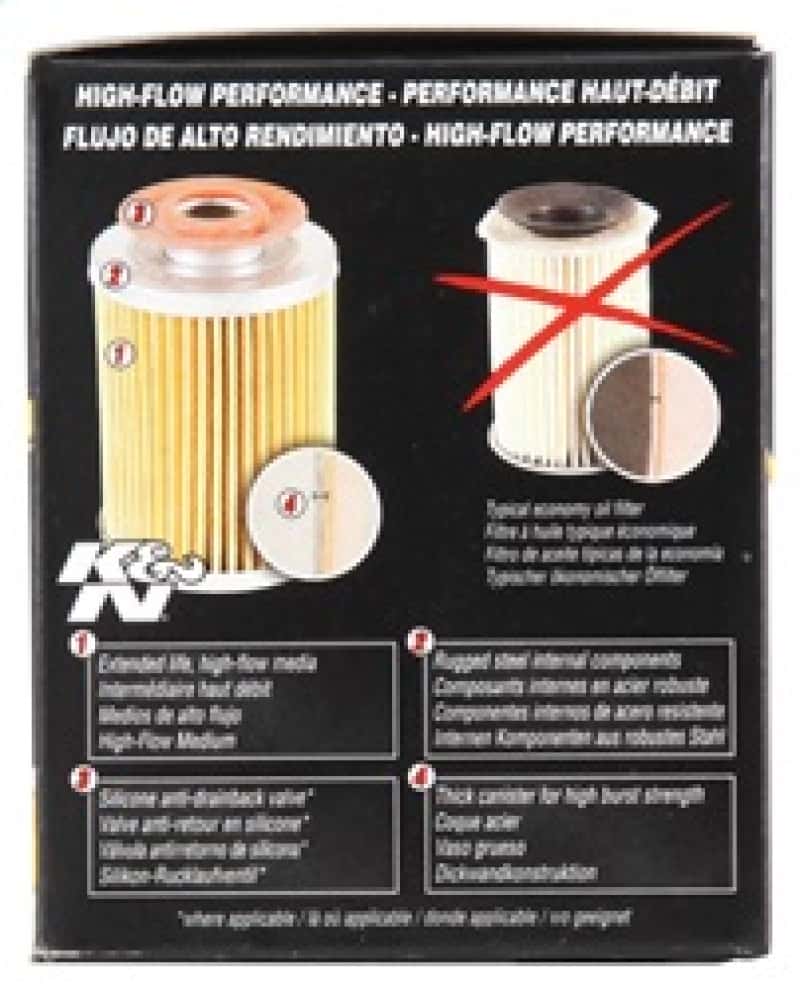 K&N Engineering — K&N Universal Performance Gold Oil Filter - view 12