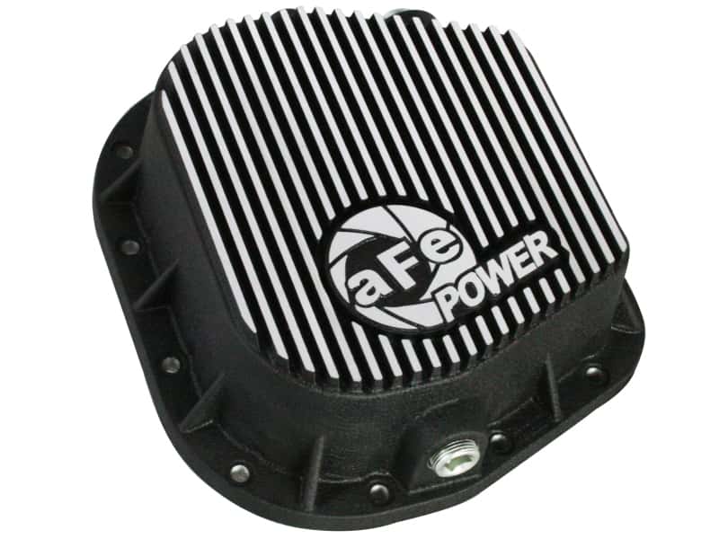 aFe — aFe Power Rear Differential Cover (Machined) 12 Bolt 9.75in 11-13 Ford F-150 EcoBoost V6 3.5L (TT)
Differential Cover - view 2