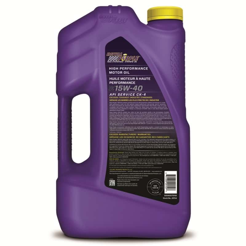 Royal Purple — Royal Purple Duralec Super Diesel 15W40 Motor Oil (Canada) - 5 Quart - view 3