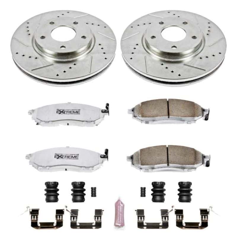 PowerStop — Power Stop 03-04 Infiniti M45 Front Z26 Street Warrior Brake Kit - view 1