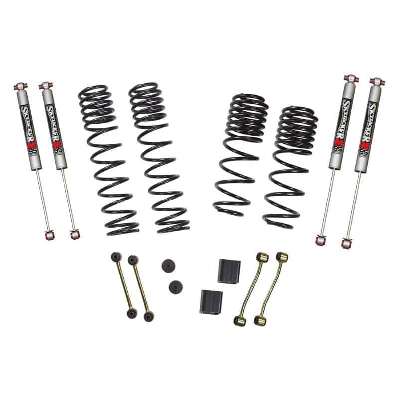 Skyjacker — Skyjacker 2020 Jeep JL 4WD Diesel 2.5in Dual Rate Long Travel Sus Lift Kit w/ M95 Monotube Shocks
2.5 In. Lift Kit - view 2