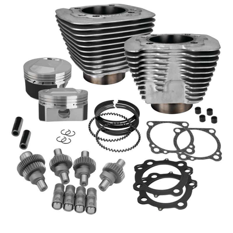 S&S Cycle — S&S Cycle 00-21 Sportster Models 1200cc to 1250cc Hooligan Kit - Silver - view 2