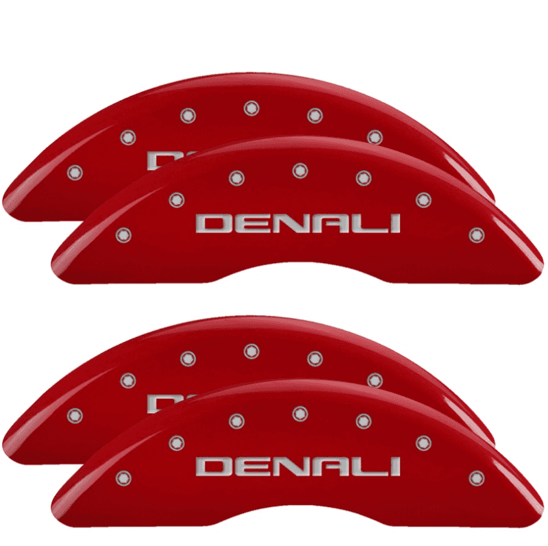 MGP — MGP 4 Caliper Covers Engraved Front & Rear Red Finish Silver Characters for 20-22 GMC Sierra 2500HD
Caliper Covers - view 2